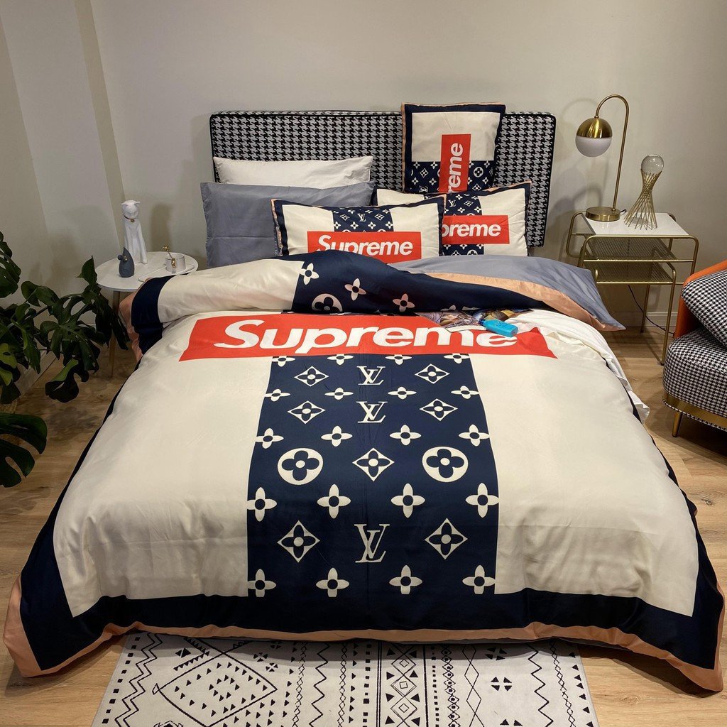 Luxury brand fashion bedding set premium duvet cover special gift home decor 371