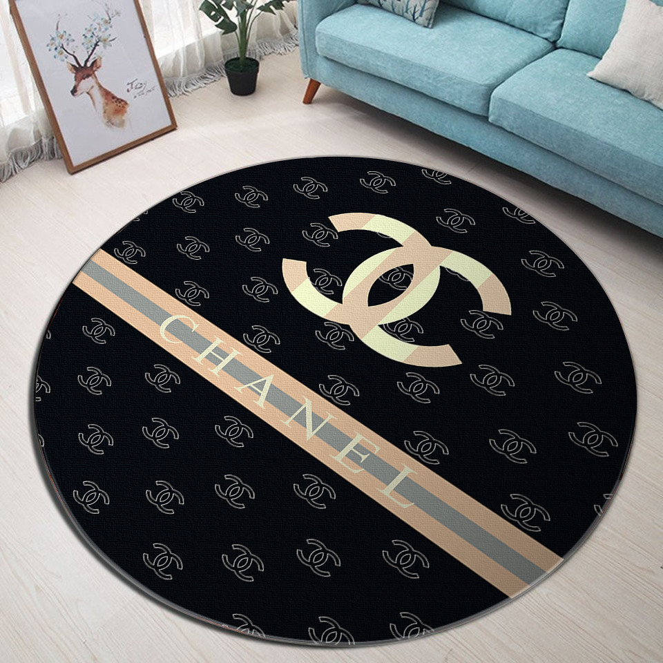Luxury brand round carpet rug cnzth3d