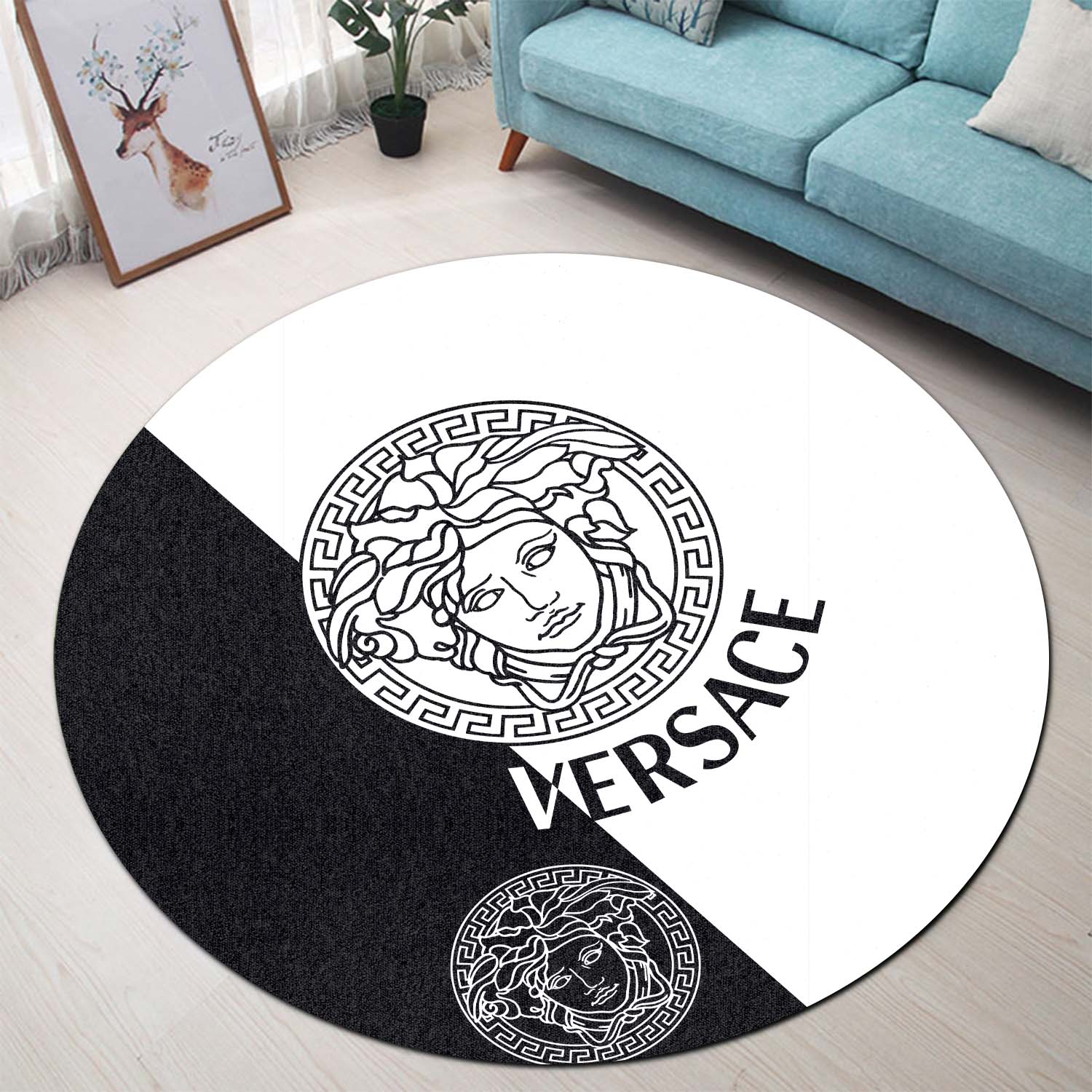 Luxury brand round carpet rug vszth125