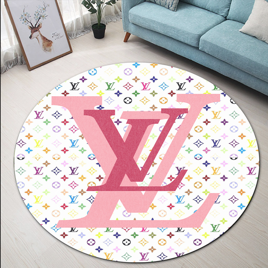 Luxury brand round carpet rug lvzth120