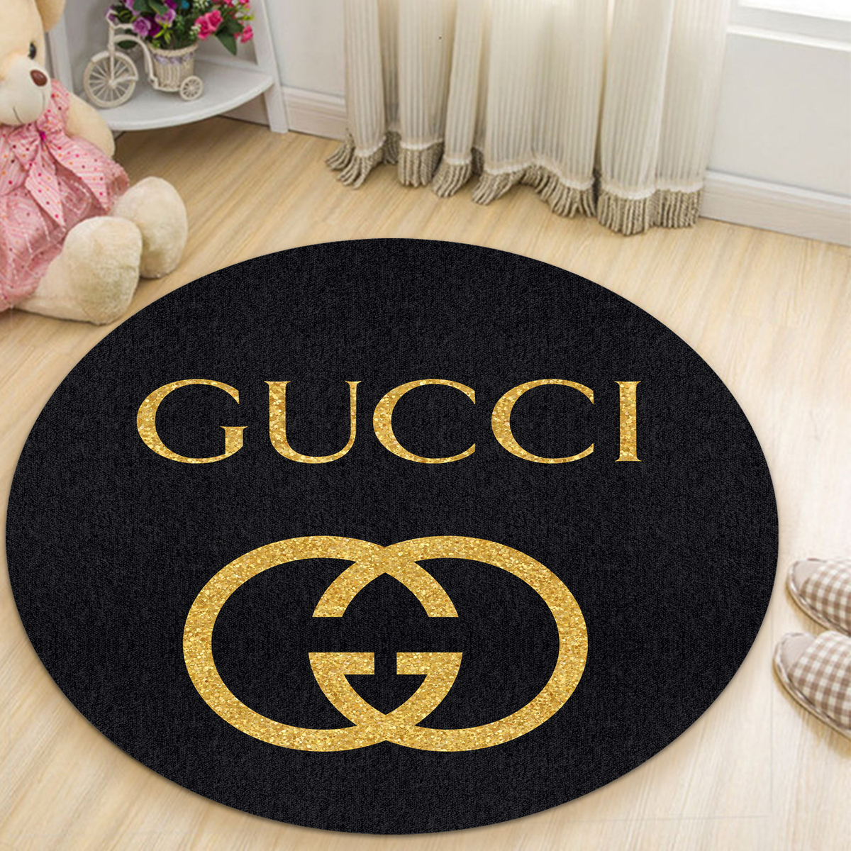 Luxury brand round carpet rug gczth123