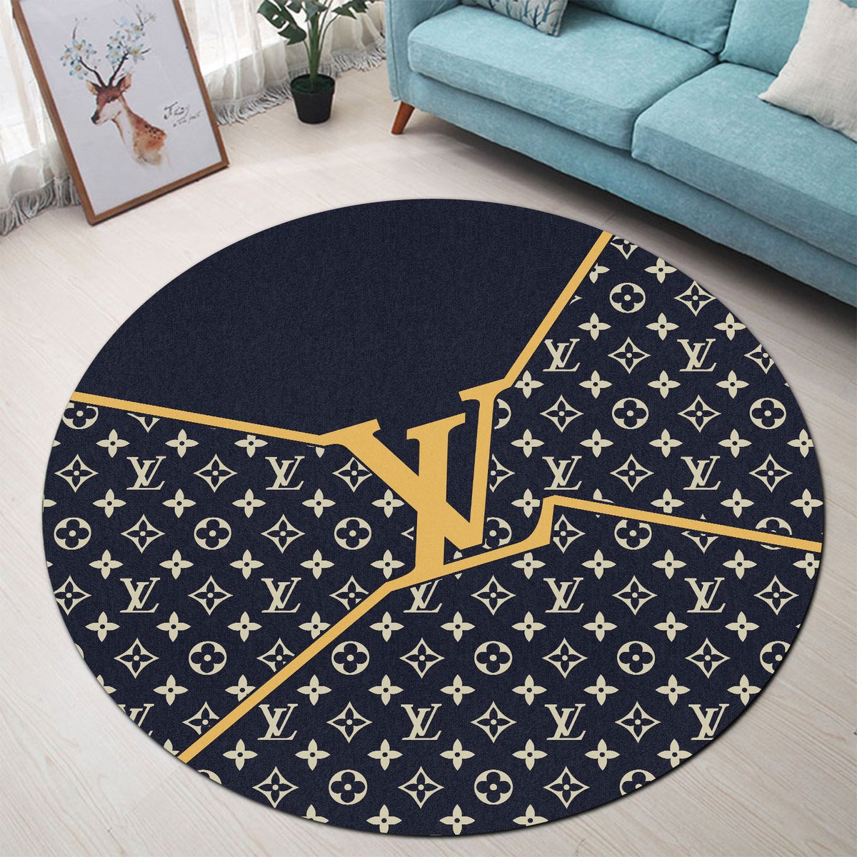 Luxury brand high-end round carpet rug arrival 9065