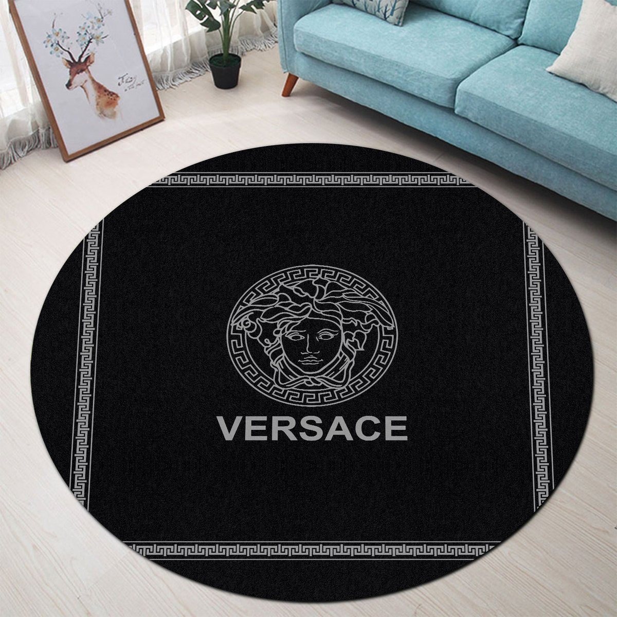 England luxury brand #10 3d personalized customized round carpet rug