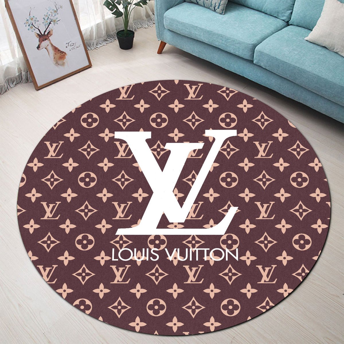 Blv33 limited edition 3d customized round carpet rug