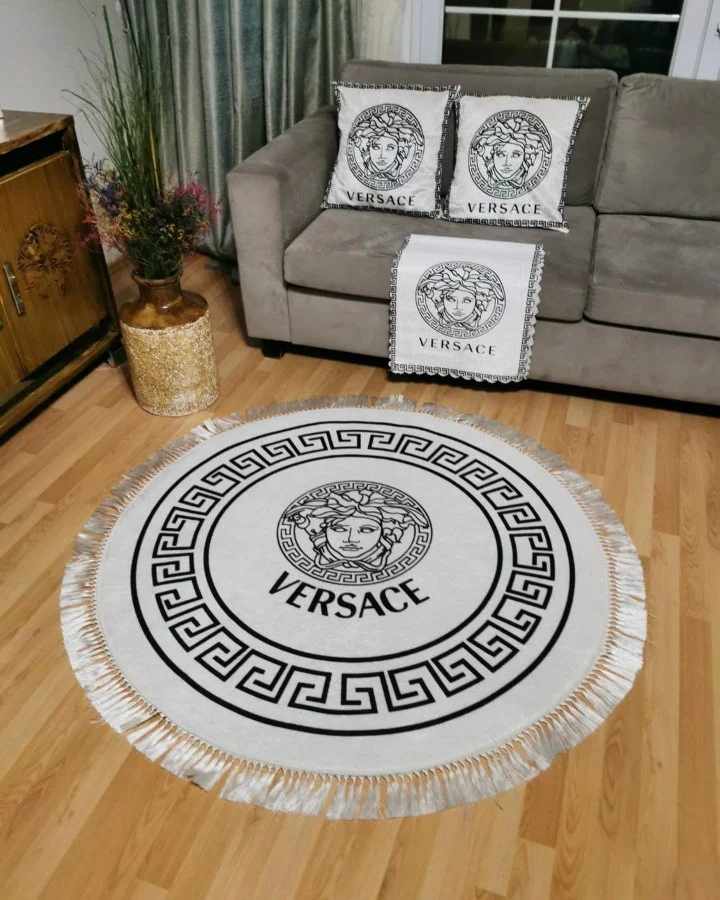 Luxury brand round carpet rug #07