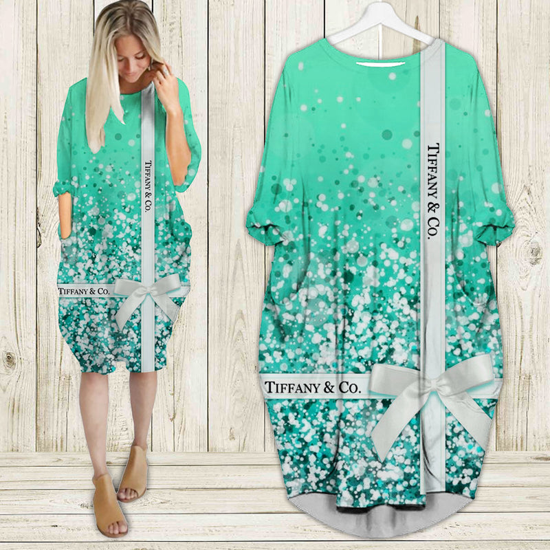 Tiffany & co. batwing pocket dress luxury brand clothing clothes outfit for women 110 bwdl