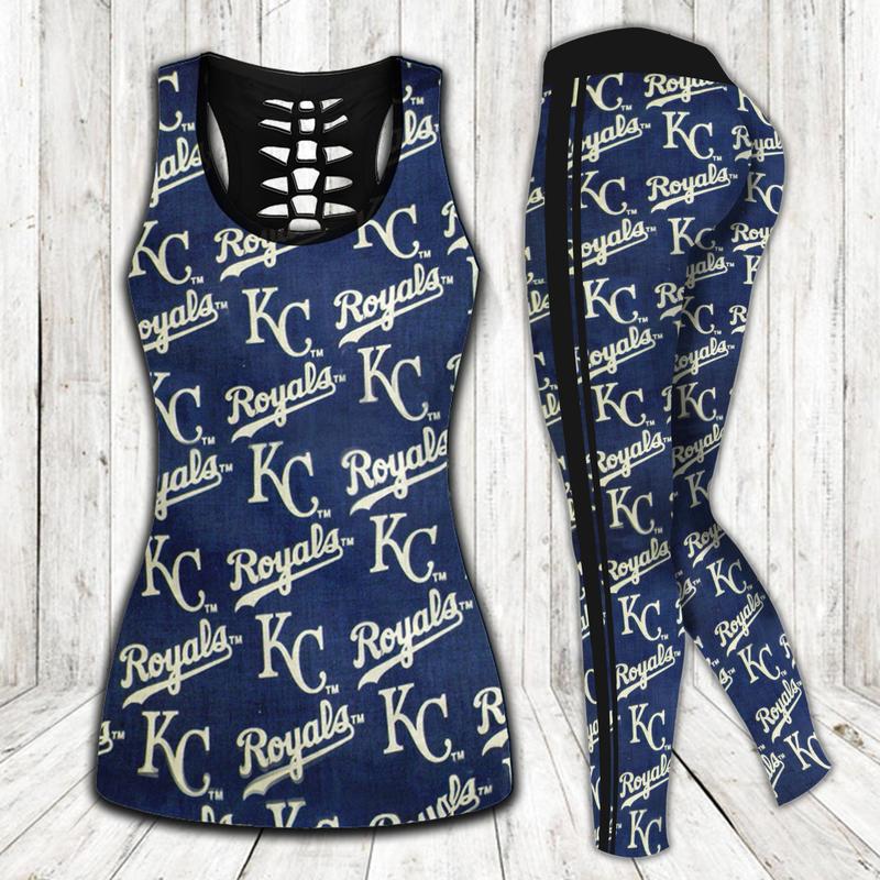 Kansas city royals mlb tank top leggings sport clothing clothes outfit gym for women 62 htls
