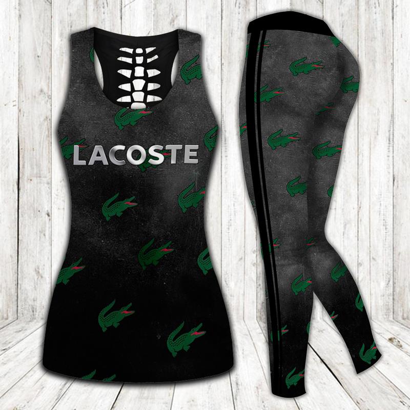 Lacoste tank top leggings sport clothing clothes outfit gym for women 61 htls