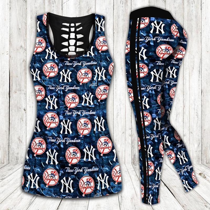 New york yankees mlb tank top leggings sport clothing clothes outfit gym for women 39 htls
