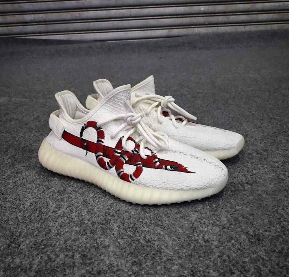 Buy gucci red snake yeezy boost shoes sport sneakers best gifts for men women 138 yzes