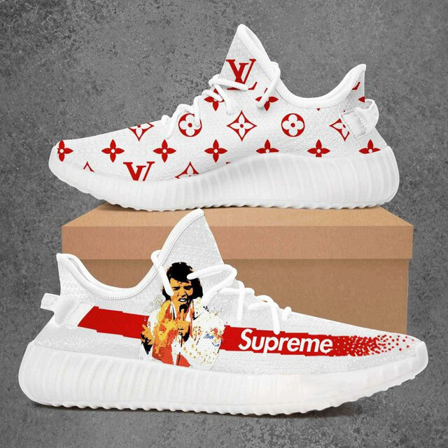 Buy louis vuitton supreme elvis presley yeezy boost shoes sport sneakers best lv gifts for men women 81 yzes