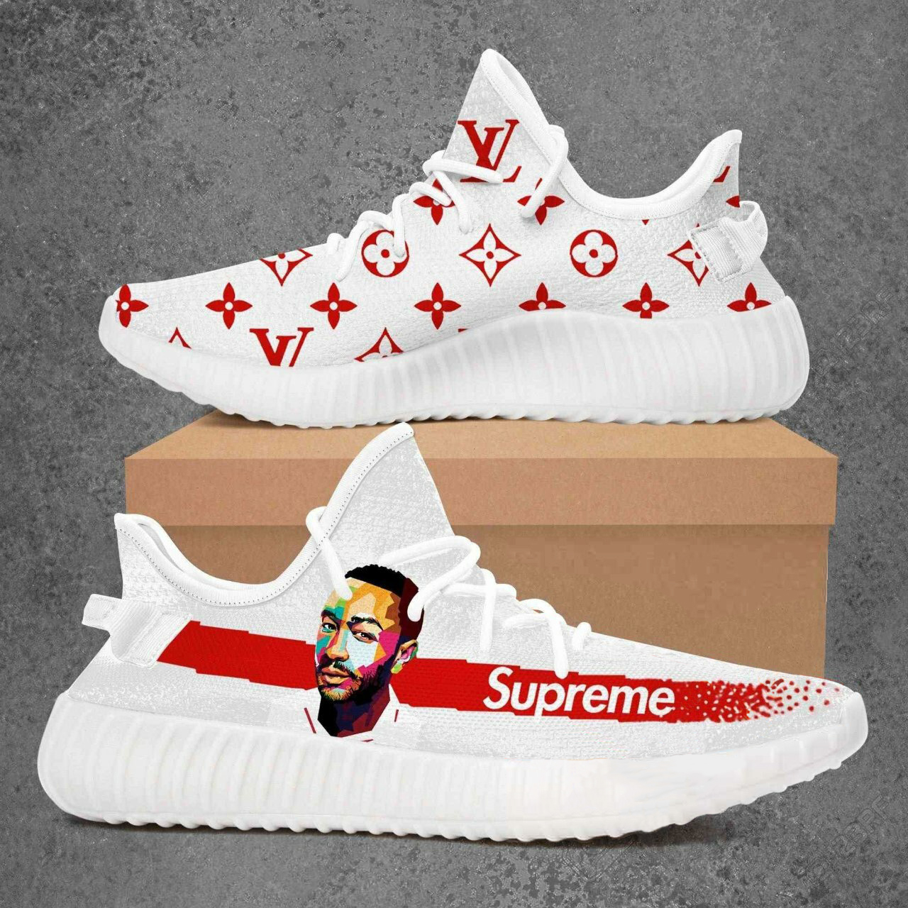 Buy louis vuitton supreme john legend yeezy boost shoes sport sneakers best lv gifts for men women 85 yzes