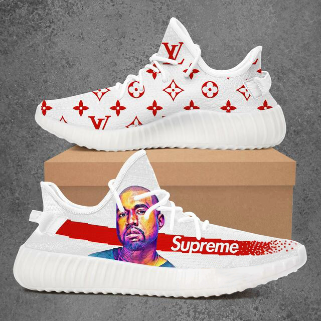 Buy louis vuitton supreme kanye west yeezy boost shoes sport sneakers best lv gifts for men women 97 yzes