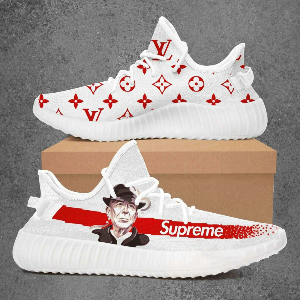 Buy louis vuitton supreme leonard cohen yeezy boost shoes sport sneakers best lv gifts for men women 137 yzes