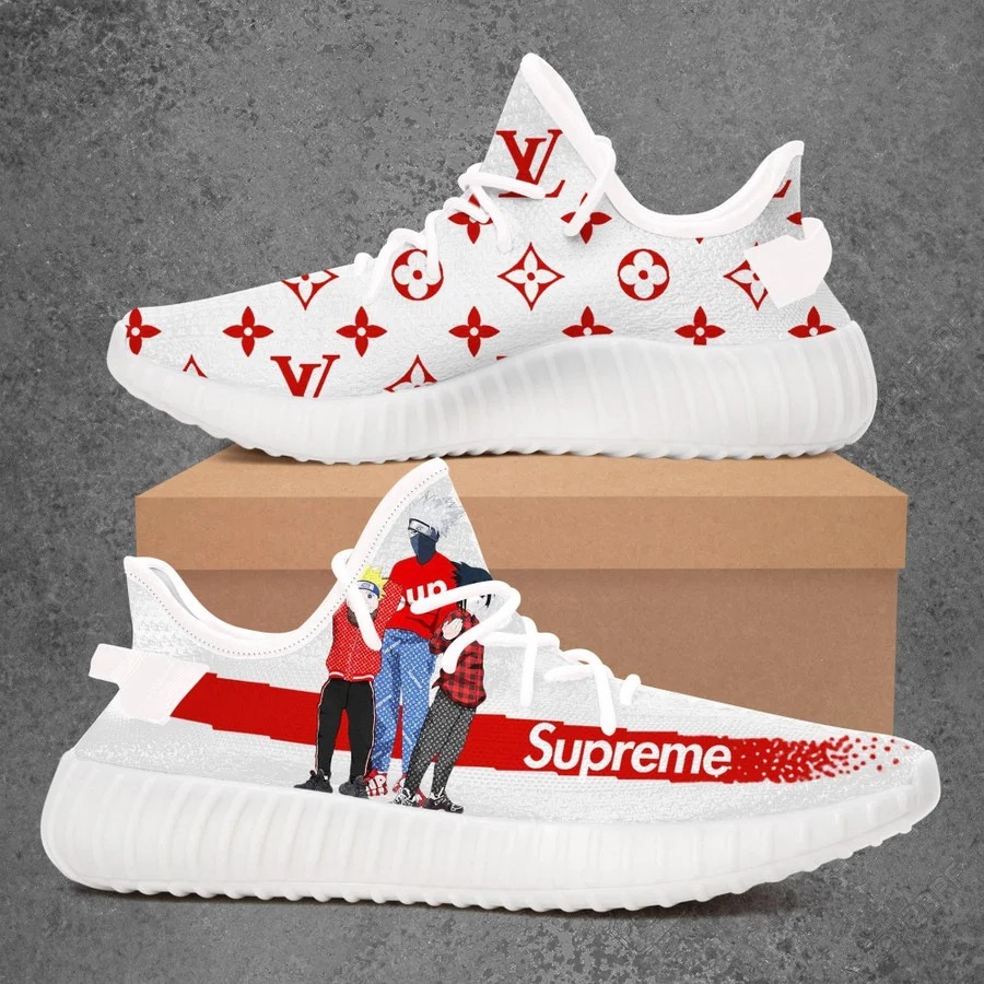Buy louis vuitton supreme naruto team yeezy boost shoes sport sneakers best lv gifts for men women 66 yzes