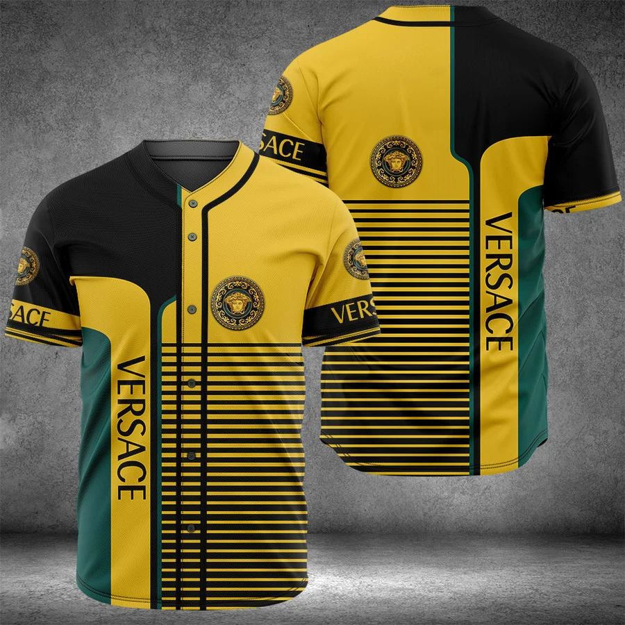 Buy gianni versace baseball jersey shirt luxury clothing clothes sport for men women 40 mte