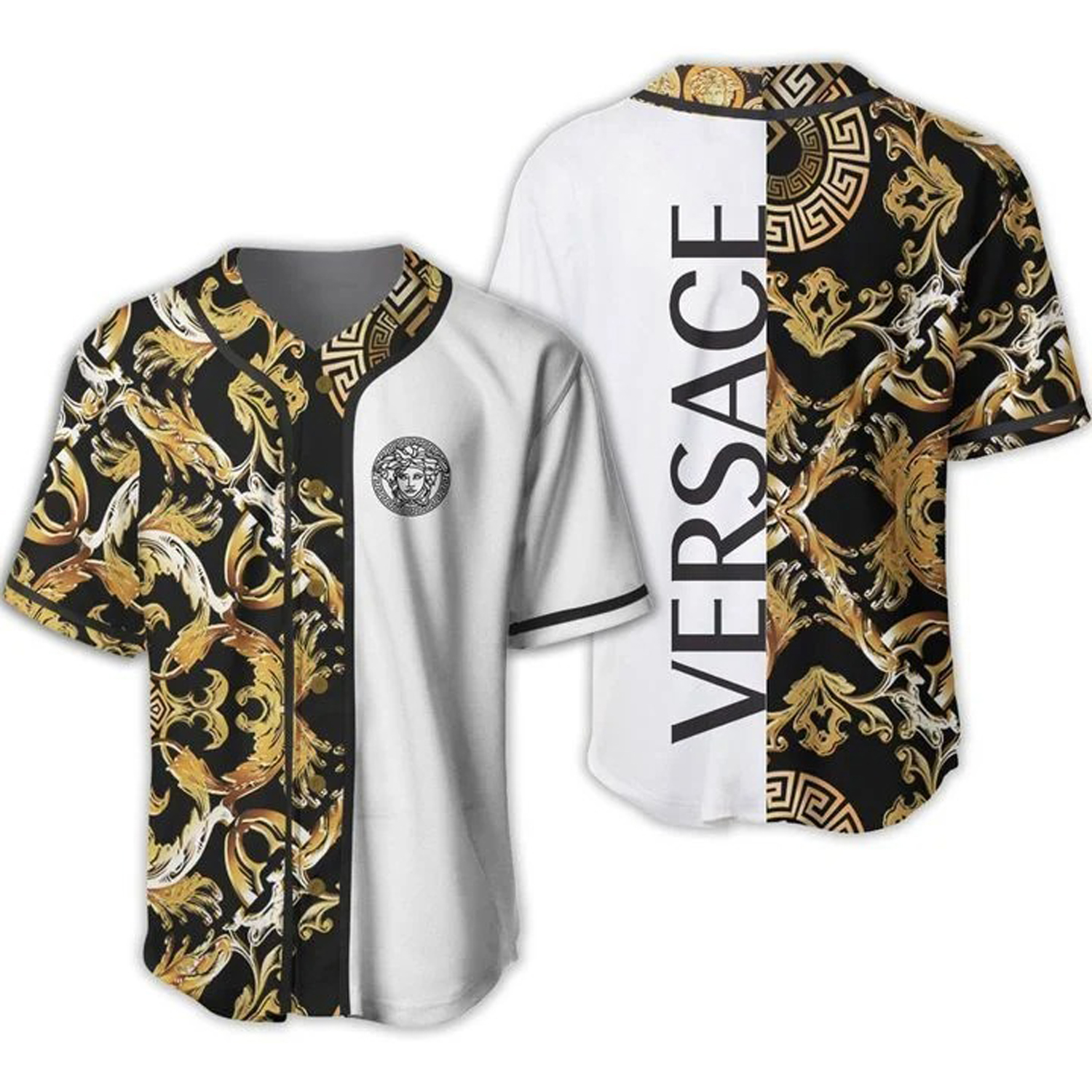 Buy gianni versace baseball jersey shirt luxury clothing clothes sport for men women 89 mte
