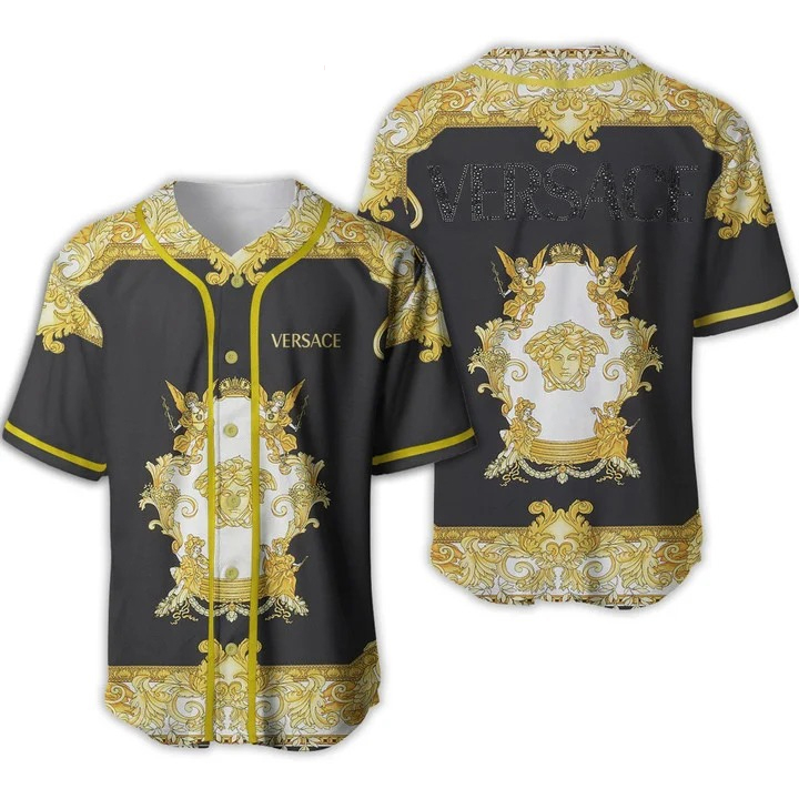 Buy gianni versace baseball jersey shirt luxury clothing clothes sport for men women 93 mte