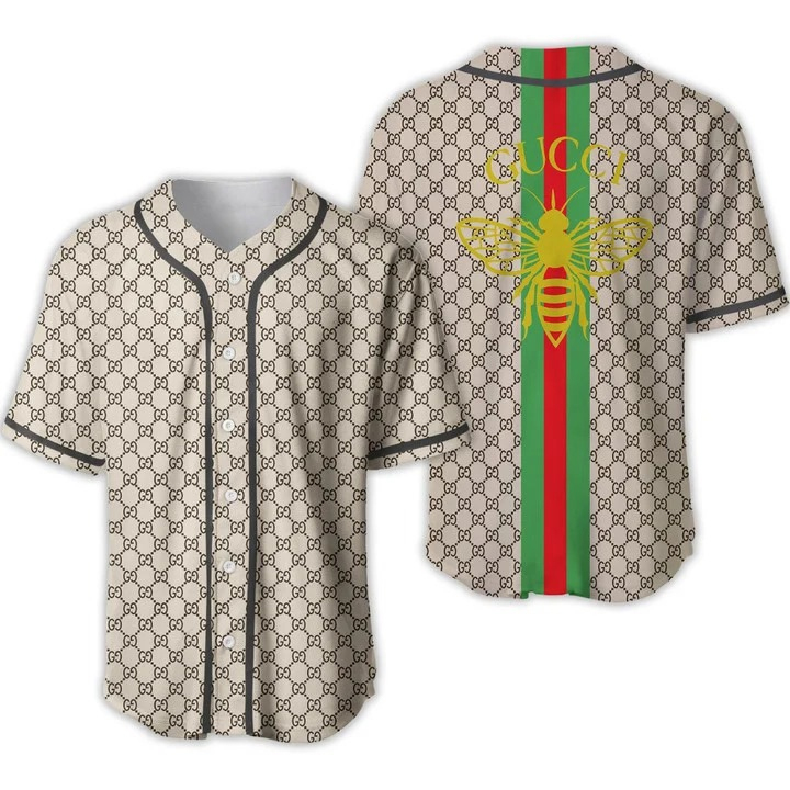 Buy gucci bee baseball jersey shirt luxury clothing clothes sport for men women 95 mte
