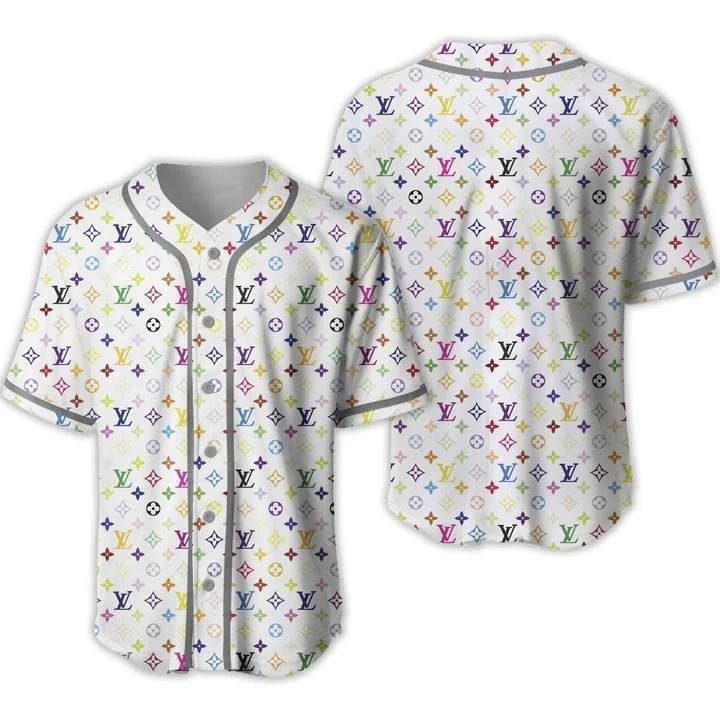Buy louis vuitton baseball jersey shirt lv luxury clothing clothes sport for men women 136 mte