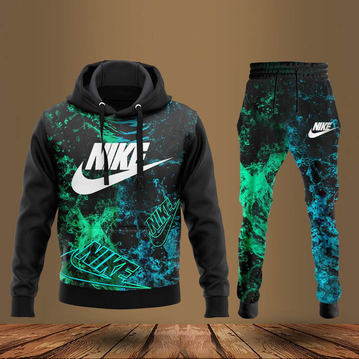Nike flame luxuy brand hoodie long pants 131