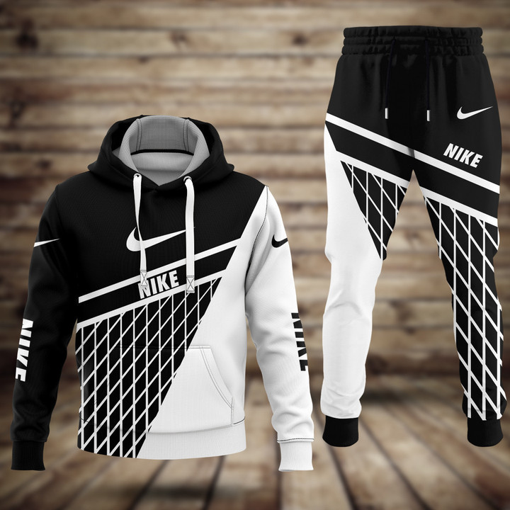Nike geometric hoodie long pants 116