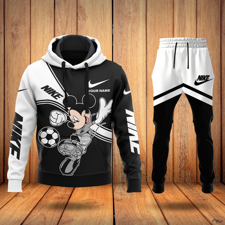 Nike mickey football hoodie long pants 110
