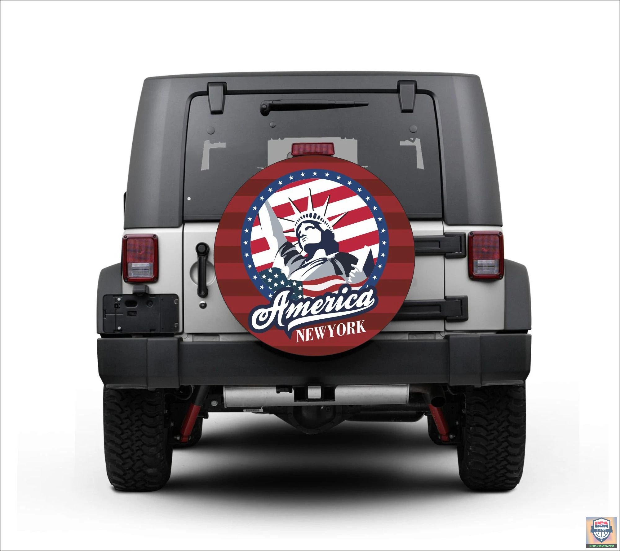 America new york spare tire cover