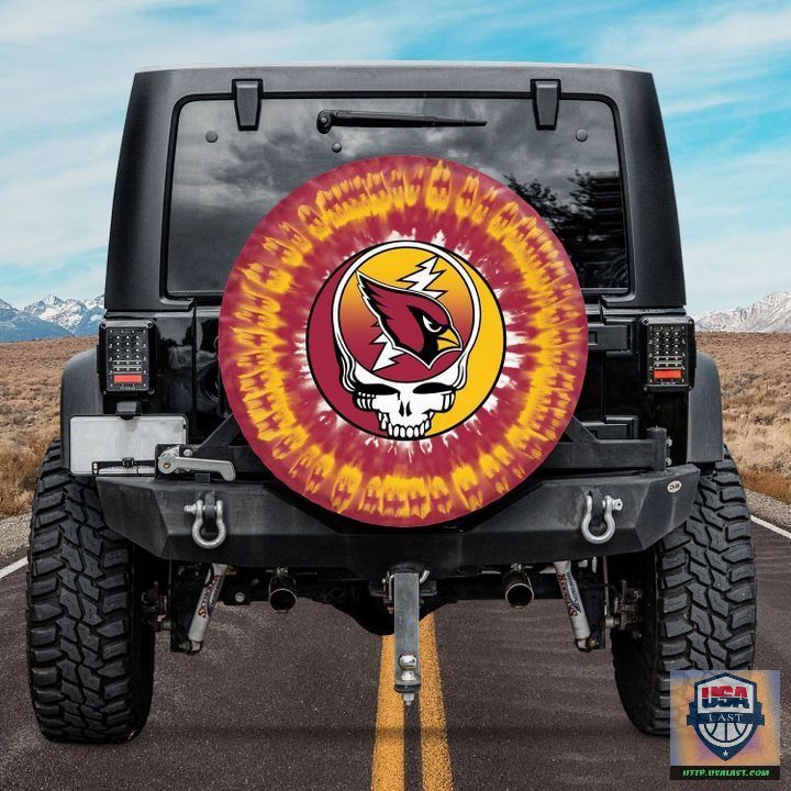 Arizona cardinals grateful dead spare tire cover