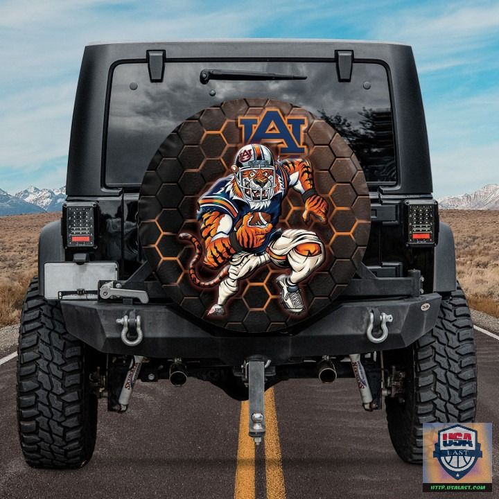 Auburn tigers ncaa mascot spare tire cover