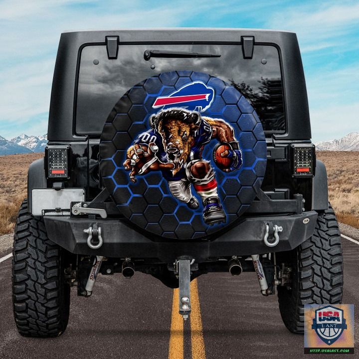 Buffalo bills nfl mascot spare tire cover