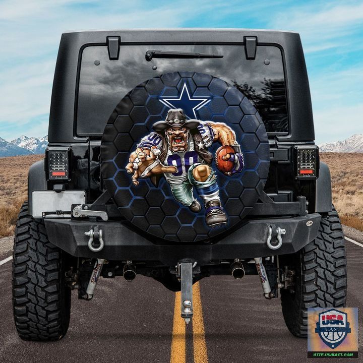 Dallas cowboys nfl mascot spare tire cover