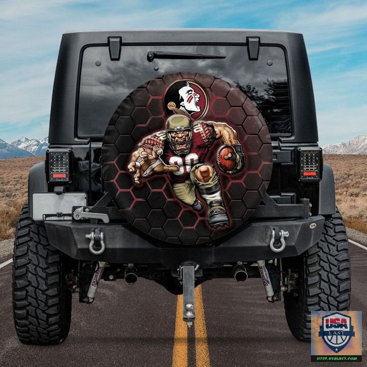 Florida state seminoles ncaa mascot spare tire cover