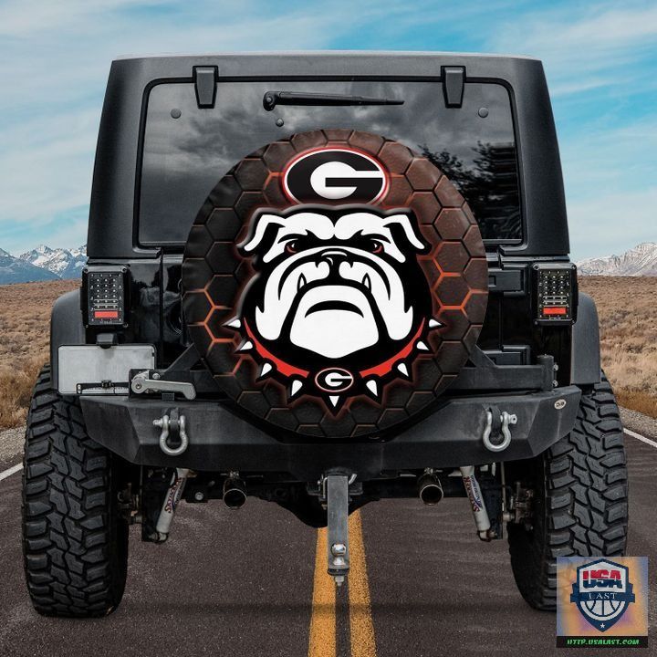 Georgia bulldogs ncaa mascot spare tire cover