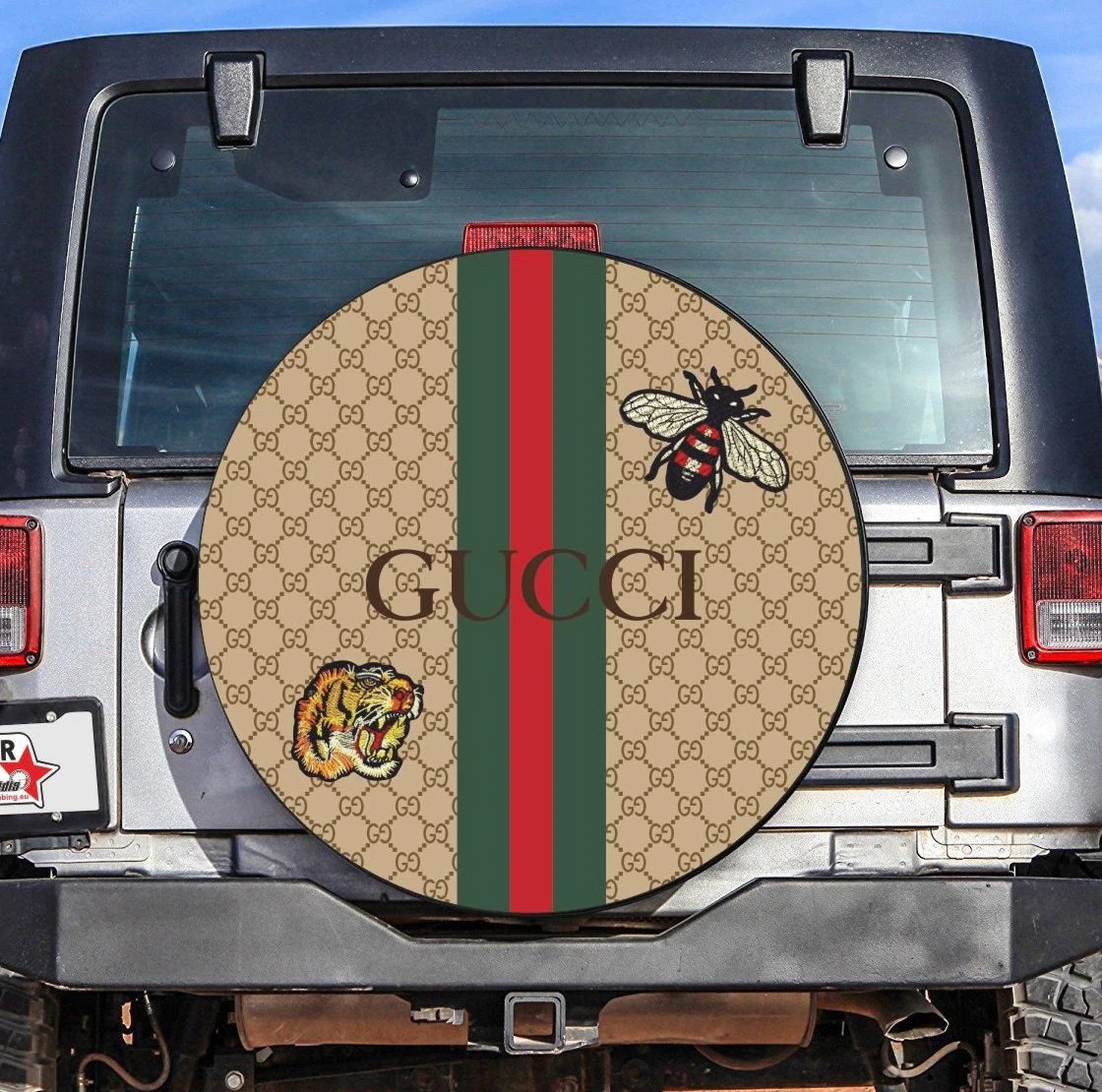 Hot gucci luxury spare tire cover