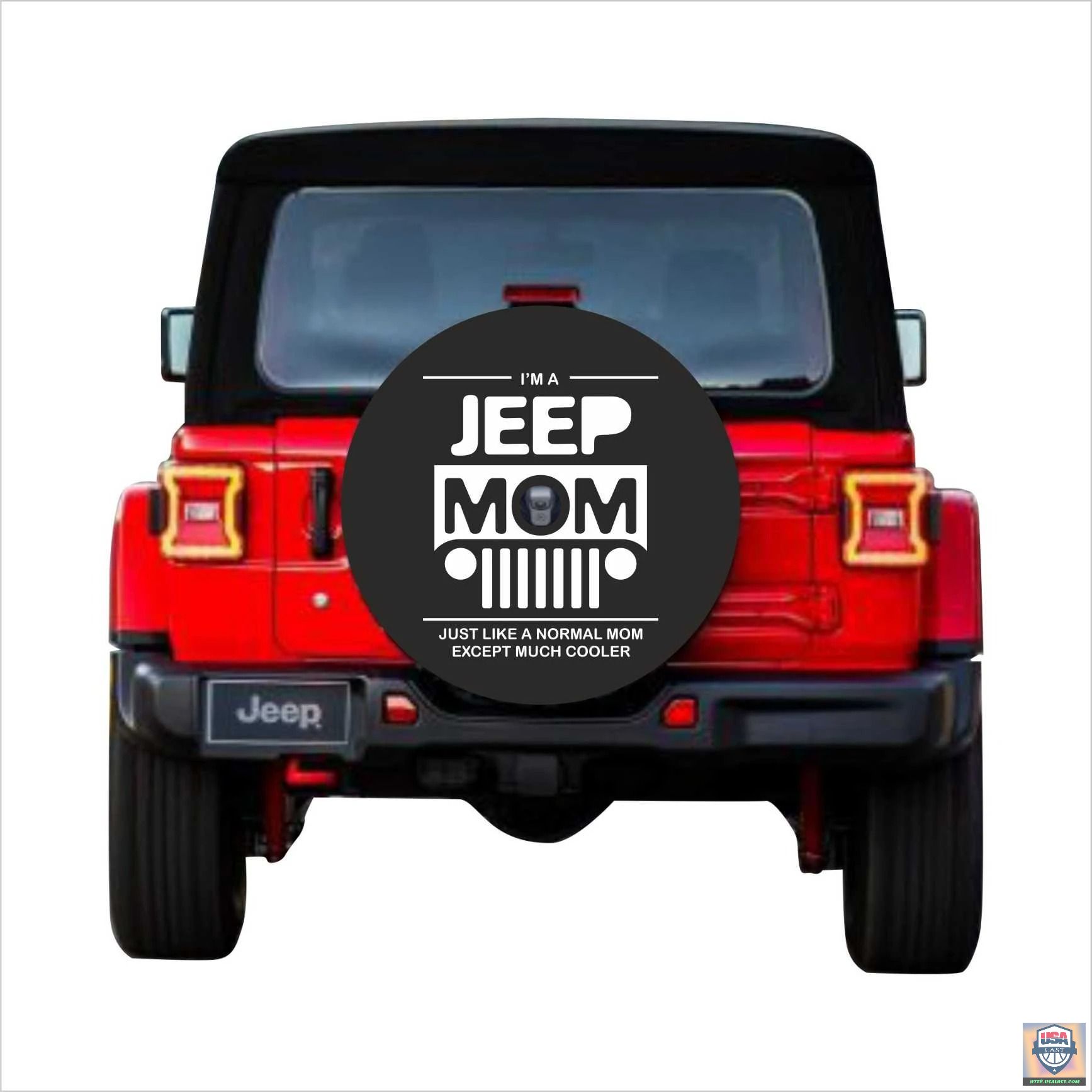 I’m a jeep mom spare tire cover