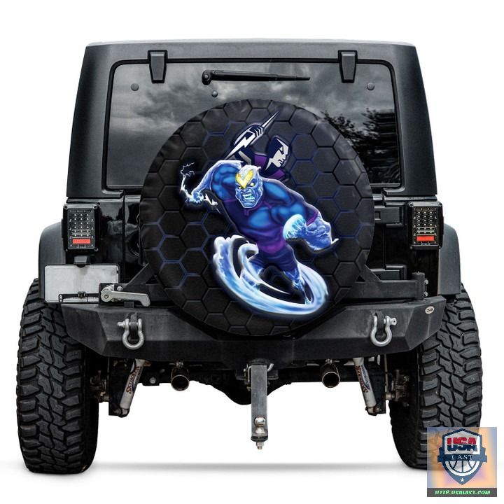 Melbourne storm nrl mascot spare tire cover
