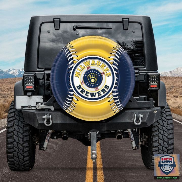 Milwaukee brewers mlb spare tire cover