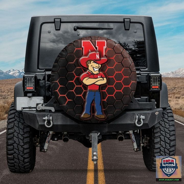 Nebraska cornhuskers nfl mascot spare tire cover