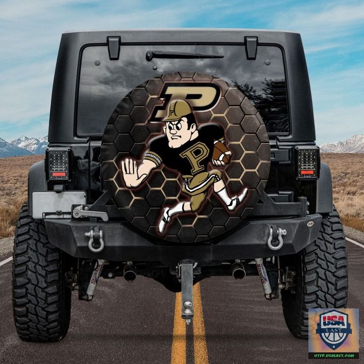 Purdue boilermakers ncaa mascot spare tire cover