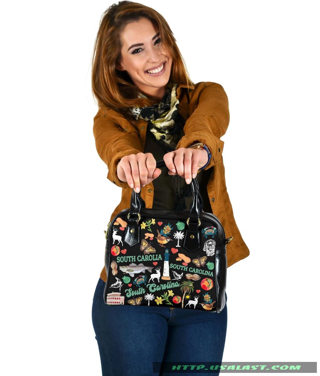 South carolina symbol shoulder handbag luxury
