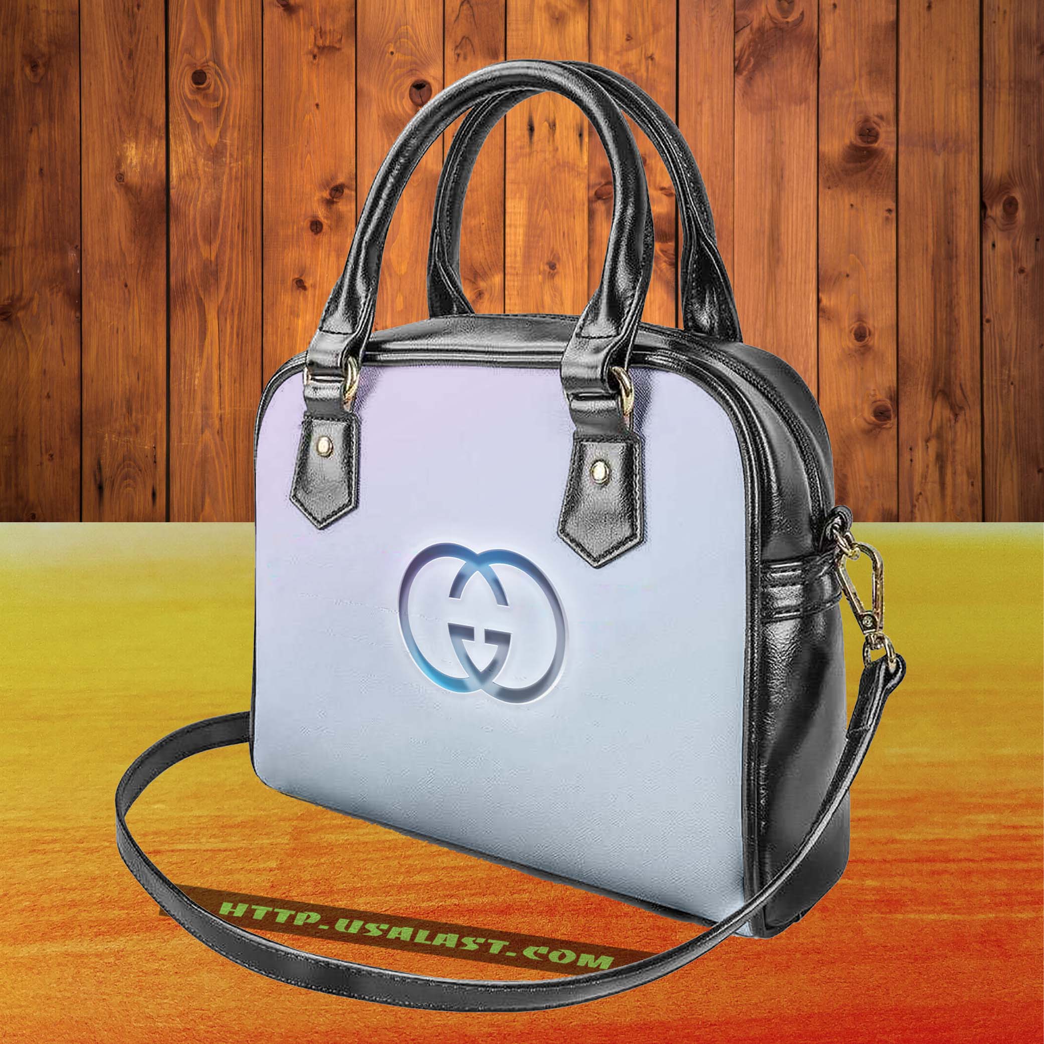 Gucci logo luxury brand shoulder handbag v49 luxury