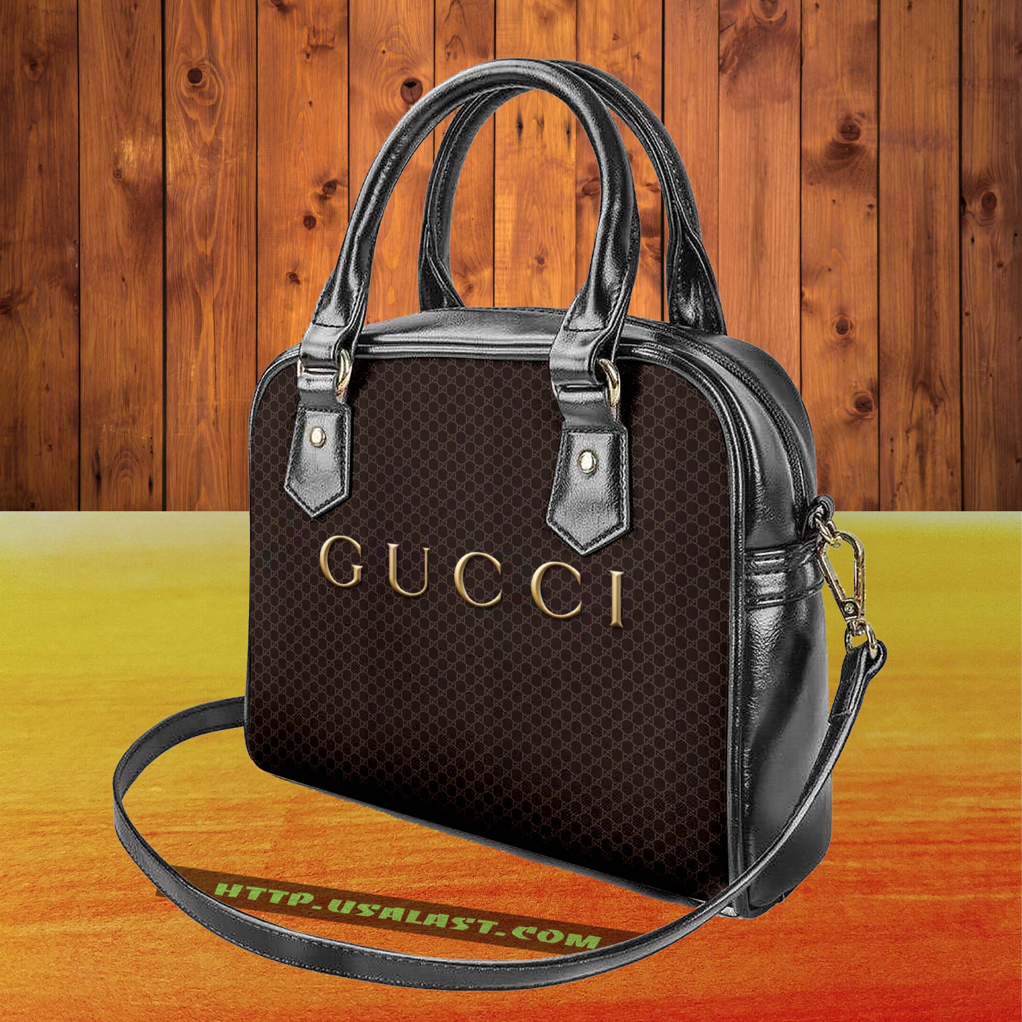 Gucci logo luxury brand shoulder handbag v7 luxury