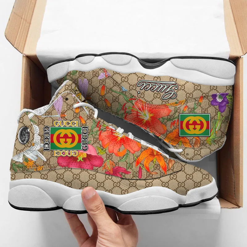 
gucci flower air jordan 13 sneakers shoes hot 2022 for men women
