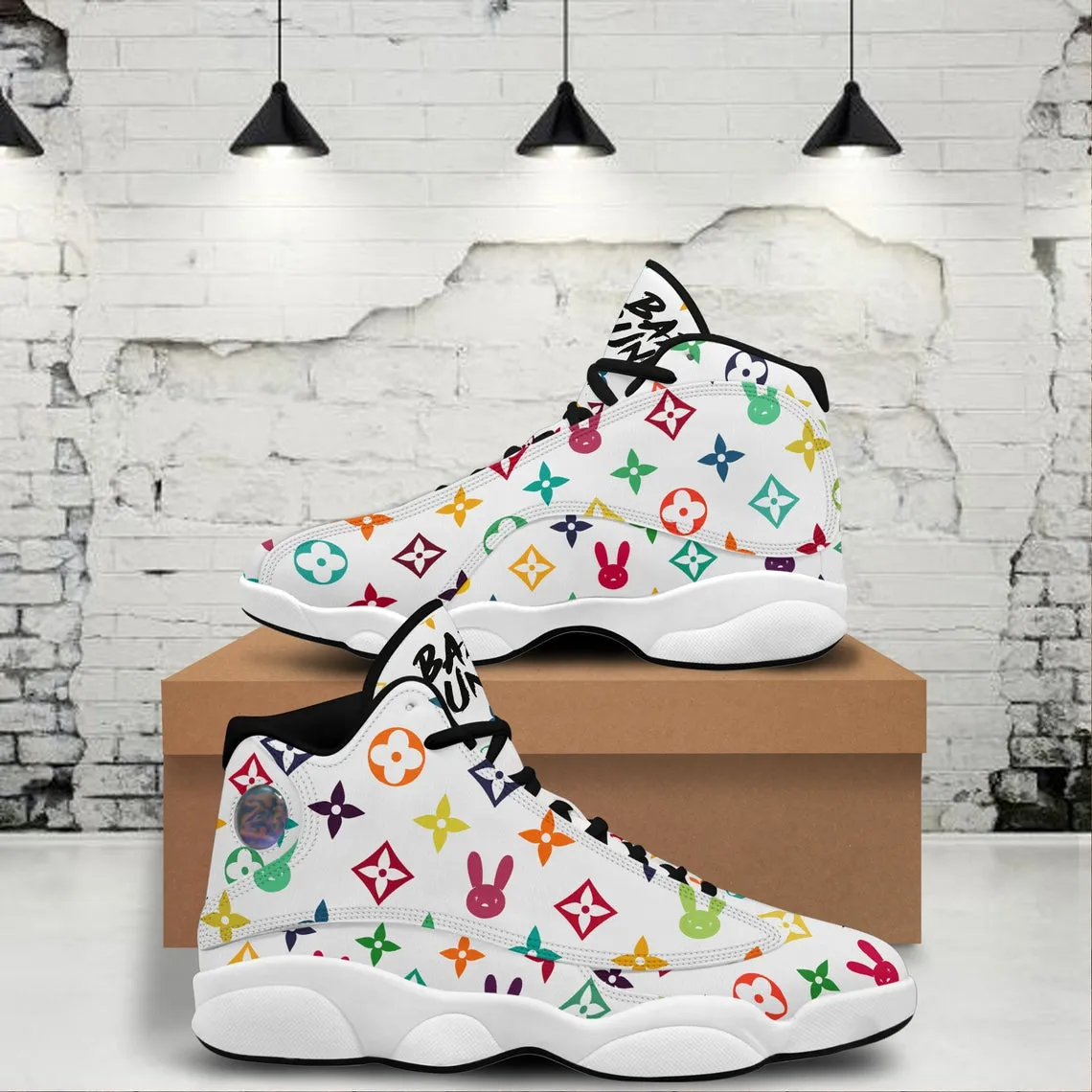 
louis vuitton bad bunny air jordan 13 sneakers shoes hot 2022 lv gifts for men women
