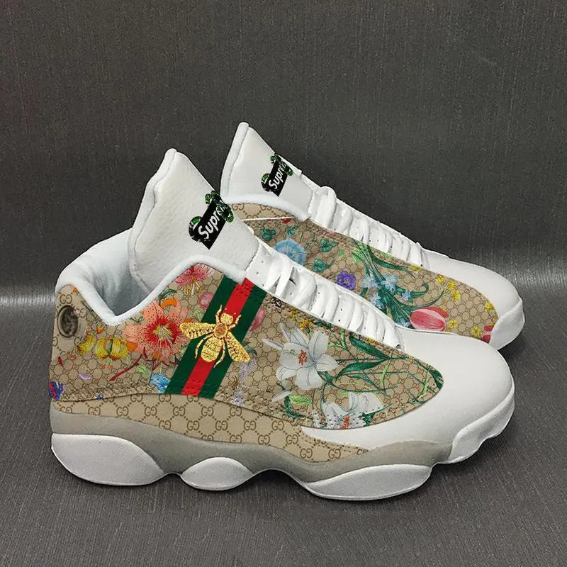
gucci x supreme bee flower air jordan 13 shoes gucci supreme sneakers gifts for men women
