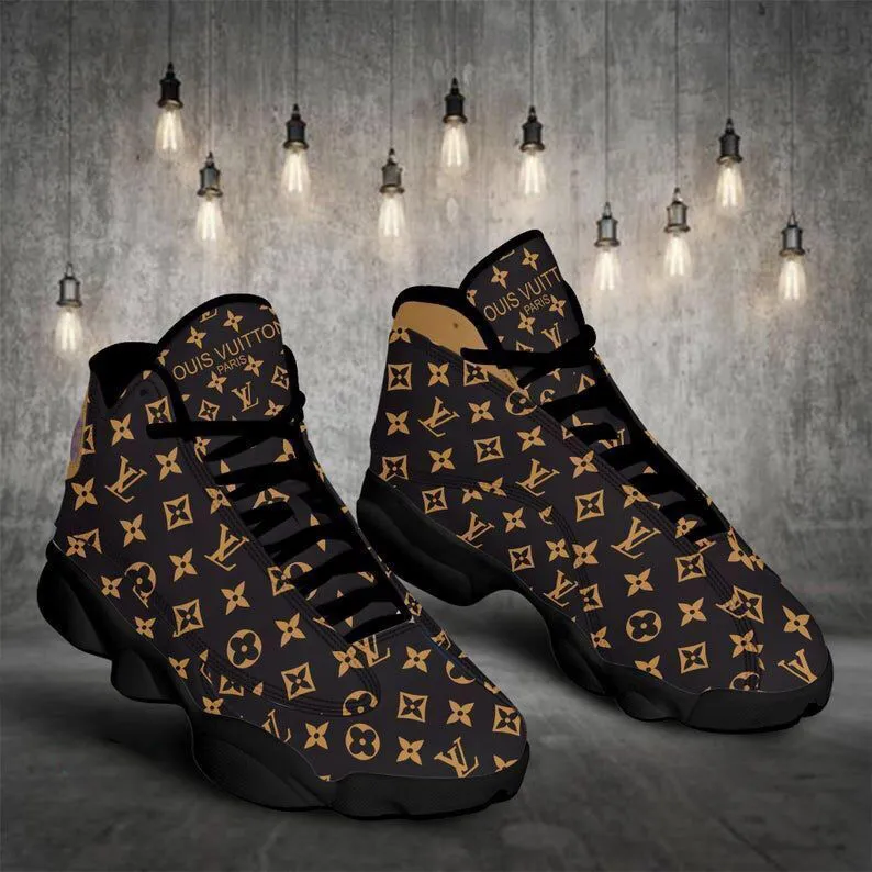 
louis vuitton lv retro brown air jordan 13 sneakers shoes hot 2022 gifts for men women
