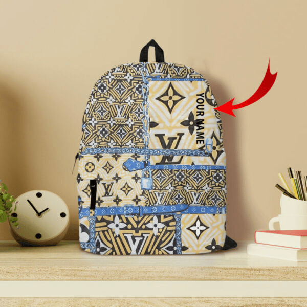 Louis vuitton premium customized all-over-printed backpack