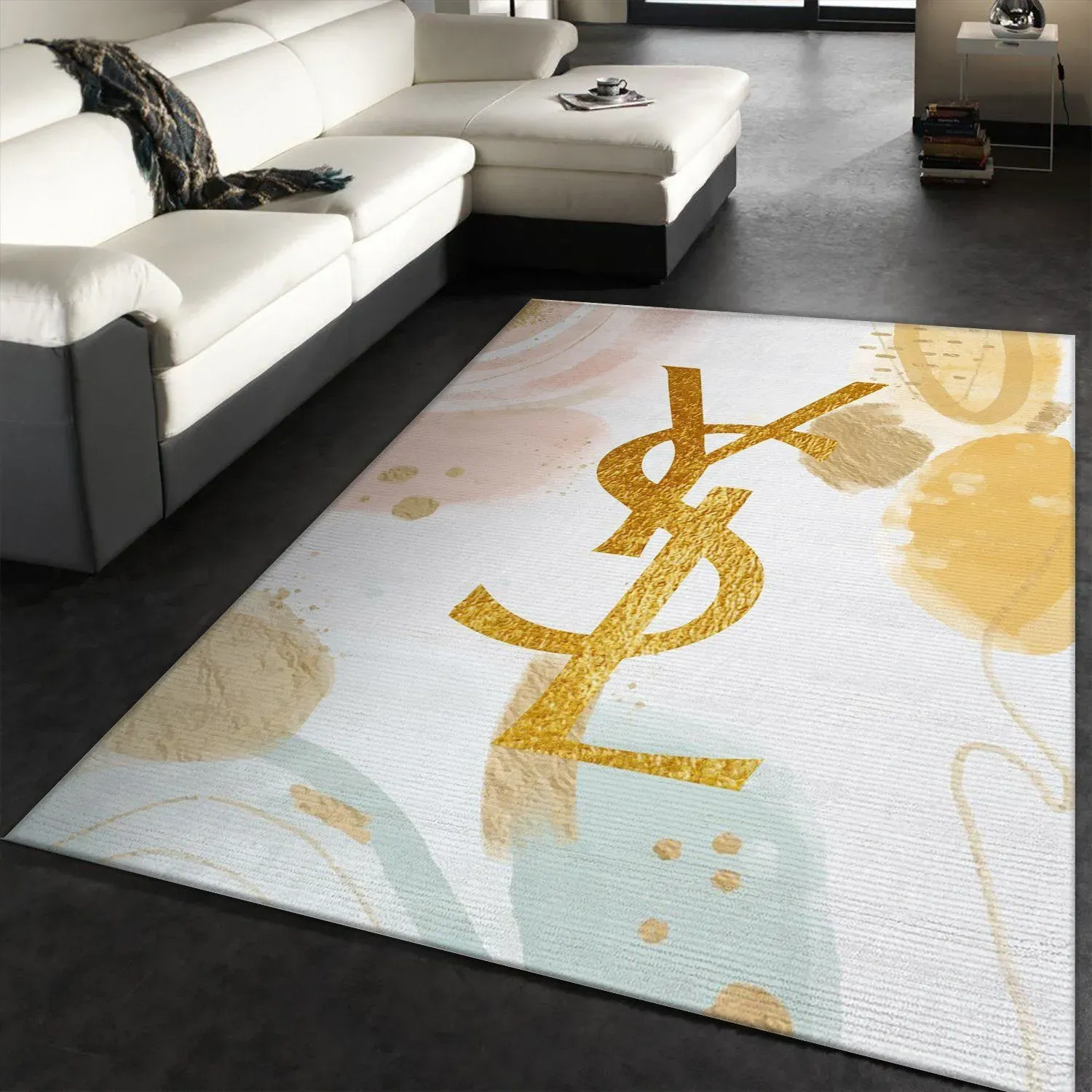 
                yves saint laurent fashion logo limited edition luxury brand rug carpet home decor 07
            