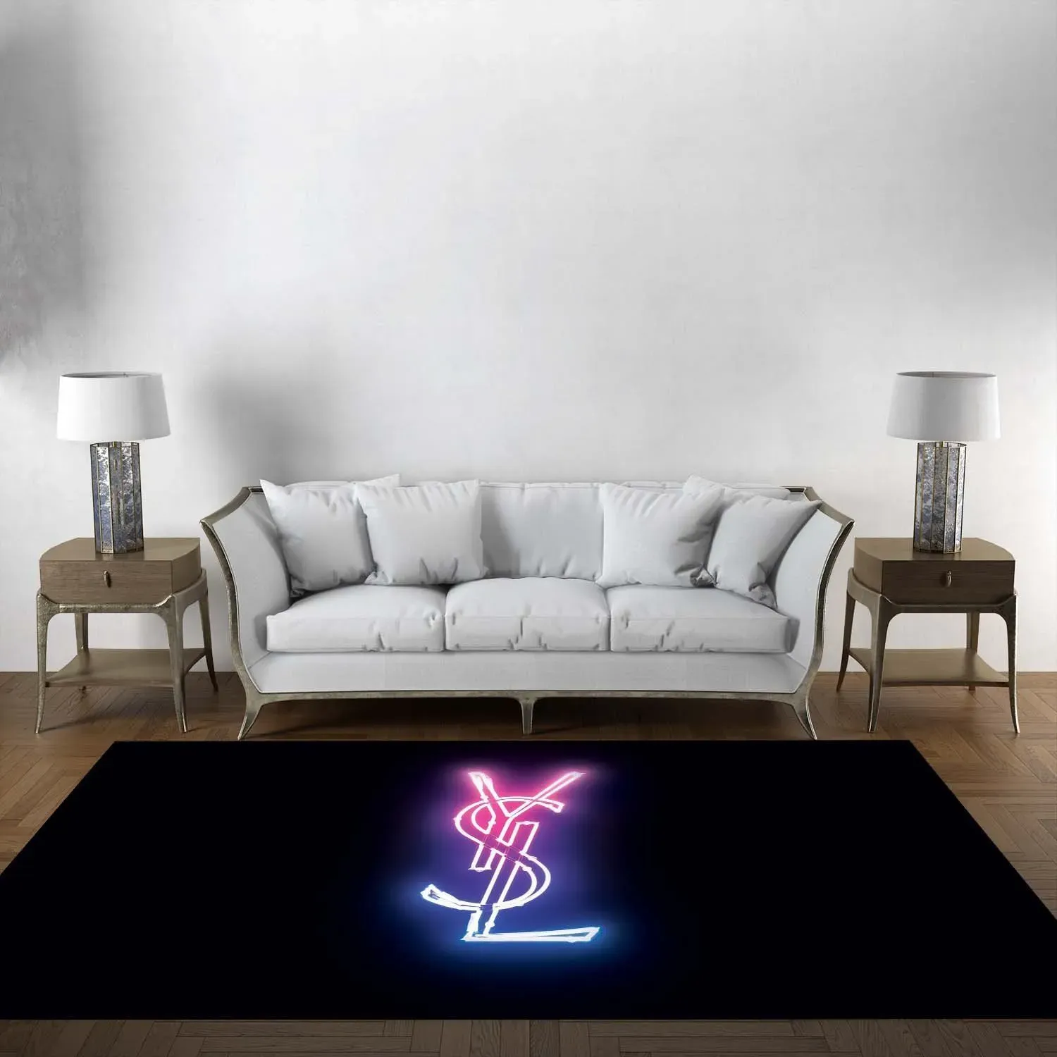 
                yves saint laurent fashion logo limited edition luxury brand rug carpet home decor 05
            